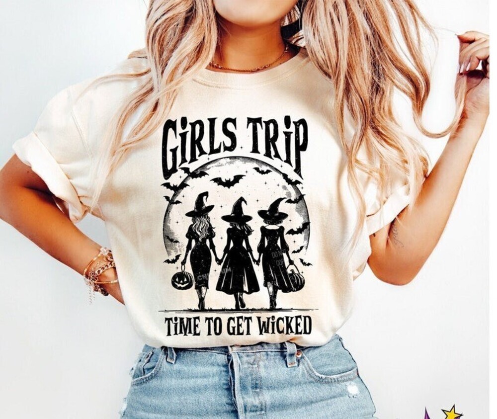 Girls Trip Halloween Png Salem Png Shirt Design Trendy Massachussets